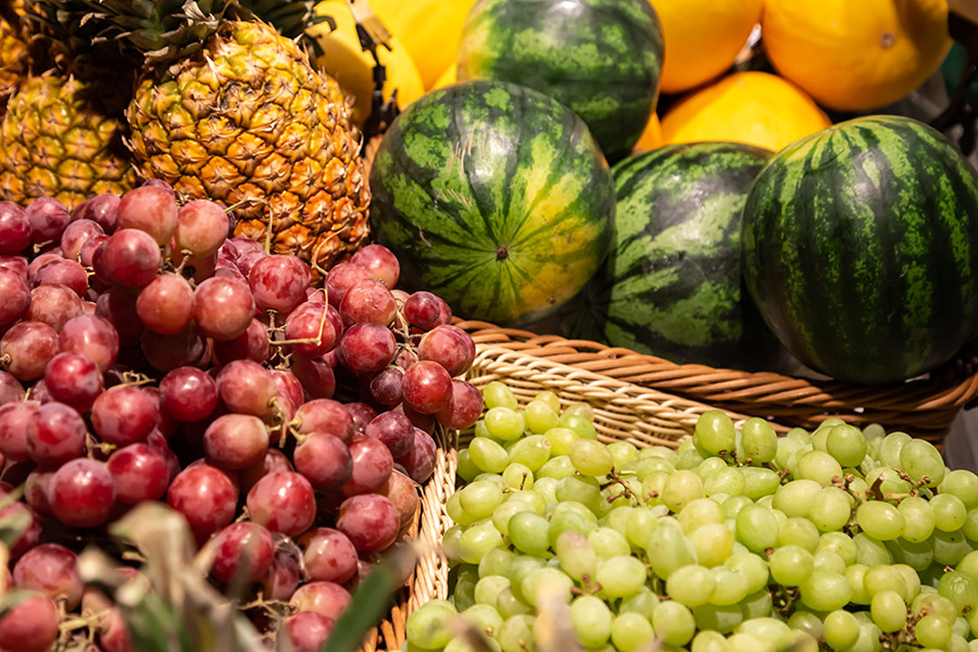 Frisches Obst aus dem Supermarkt